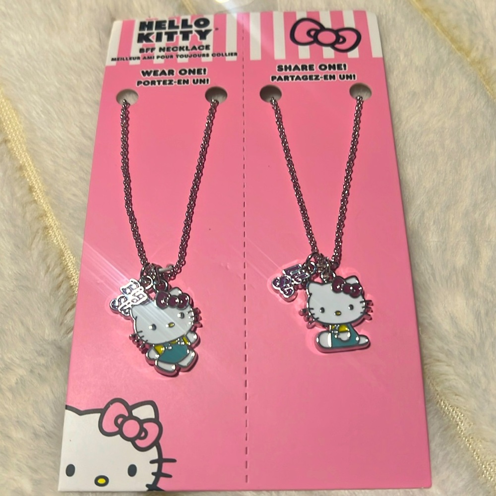 Hello Kitty BFF set of 2 necklaces new
